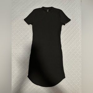 Forever 21 Mock Neck Ribbed Mini Dress